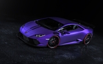 紫色汽车跑车