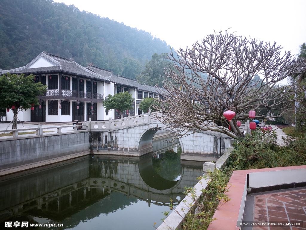 江南水鄉(xiāng)背景素材