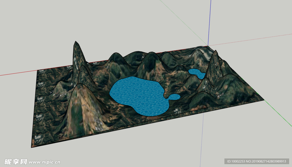 山地模型