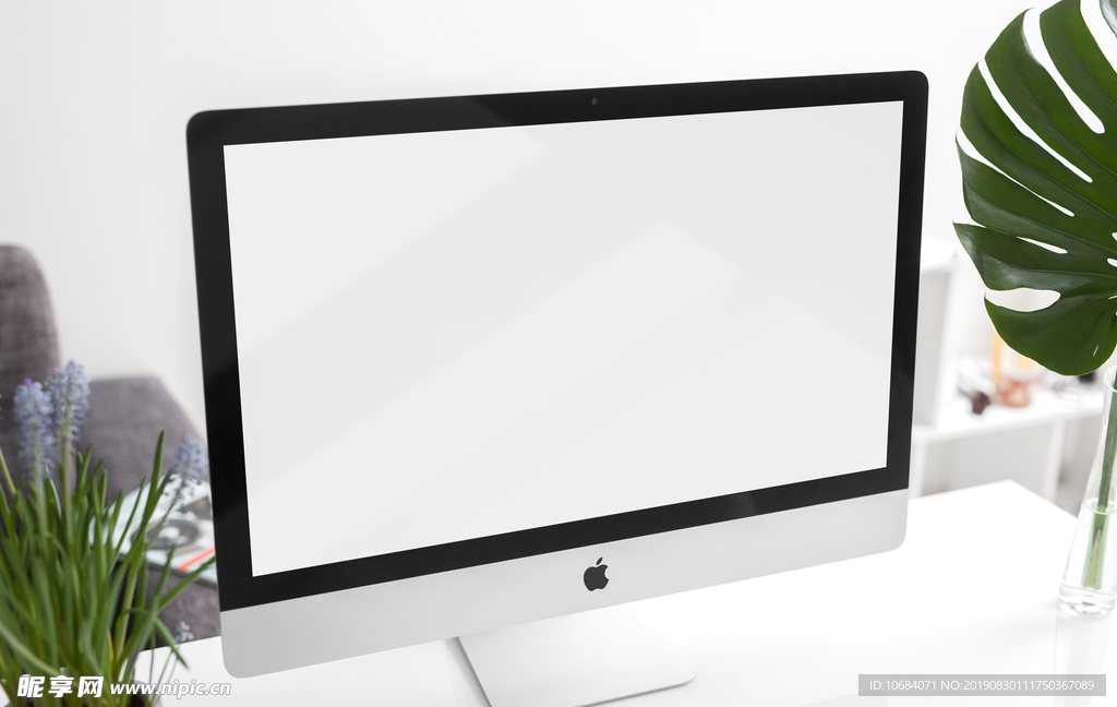 高清商务电脑MAC桌面样机模板