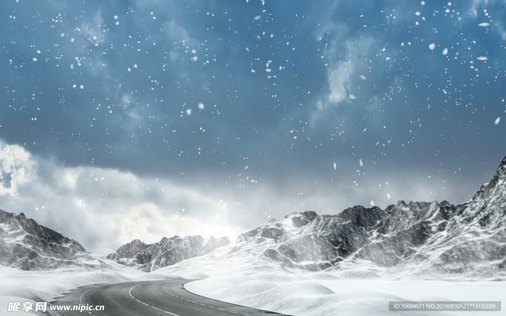 雪山背景