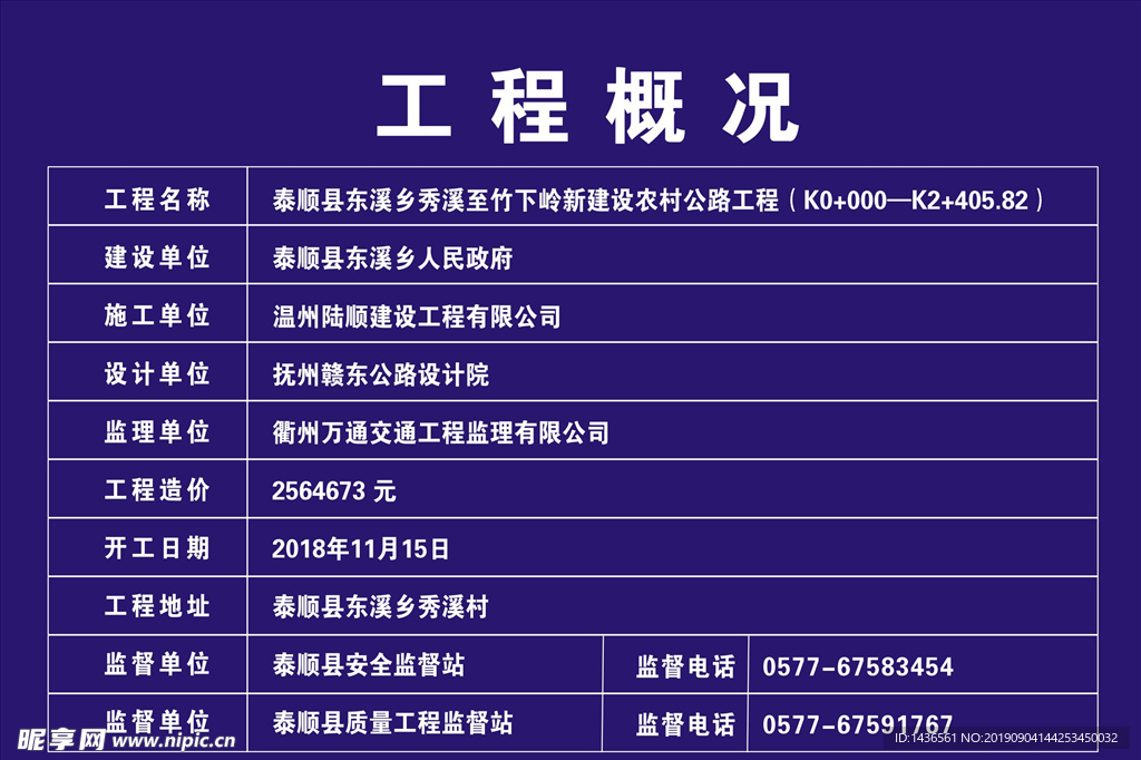 工程概況