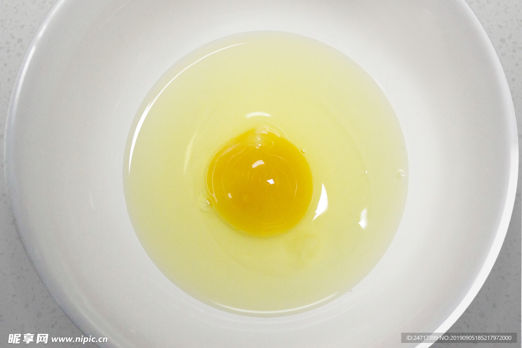 蛋黄蛋清蛋液