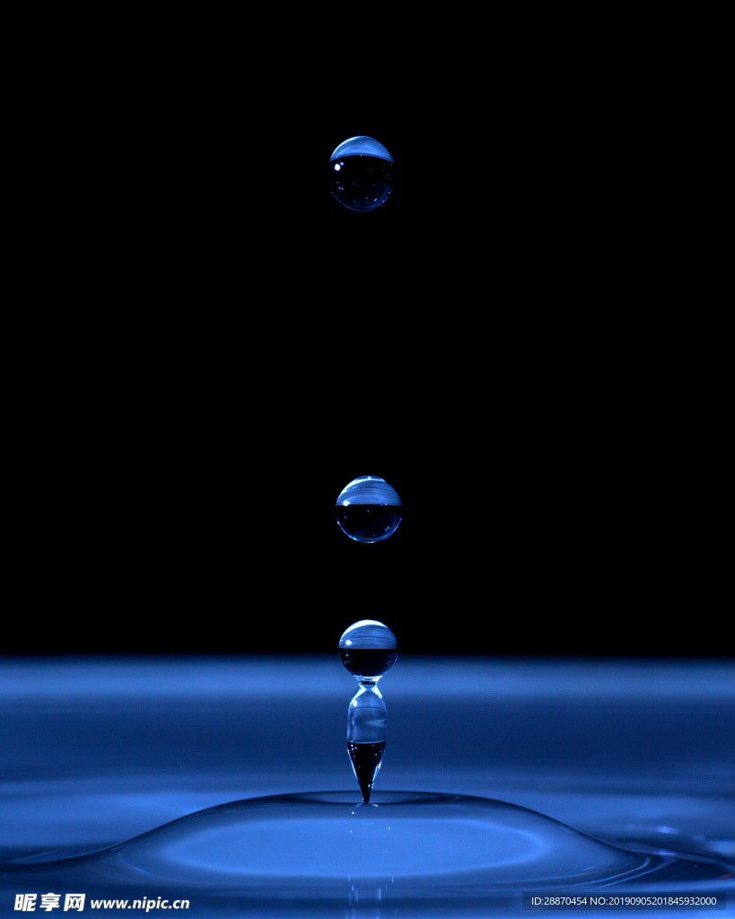 冰凍的水滴