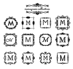 欧式花纹 标签 欧式边框 徽章