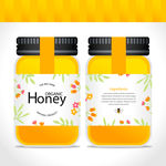 蜂蜜瓶子包装样机