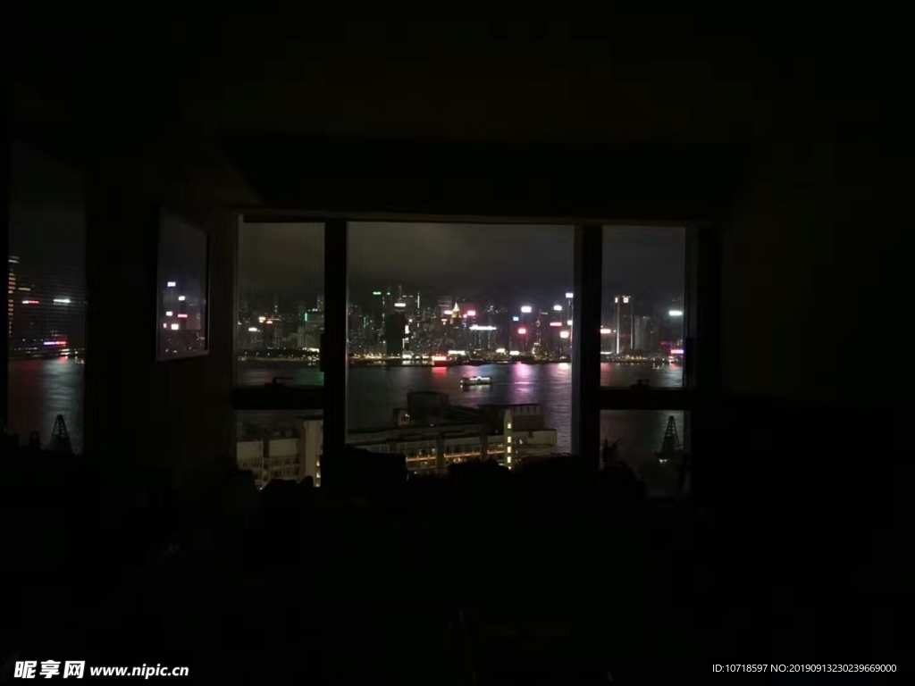 夜景煙花美景
