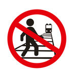 禁止穿越铁路