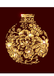 金色抽象花瓶