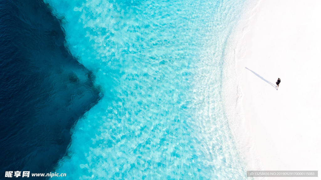 大海沙灘海水風景