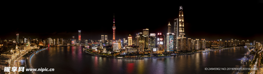 上海全景夜景