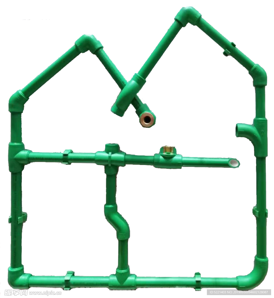 水管 房子造型