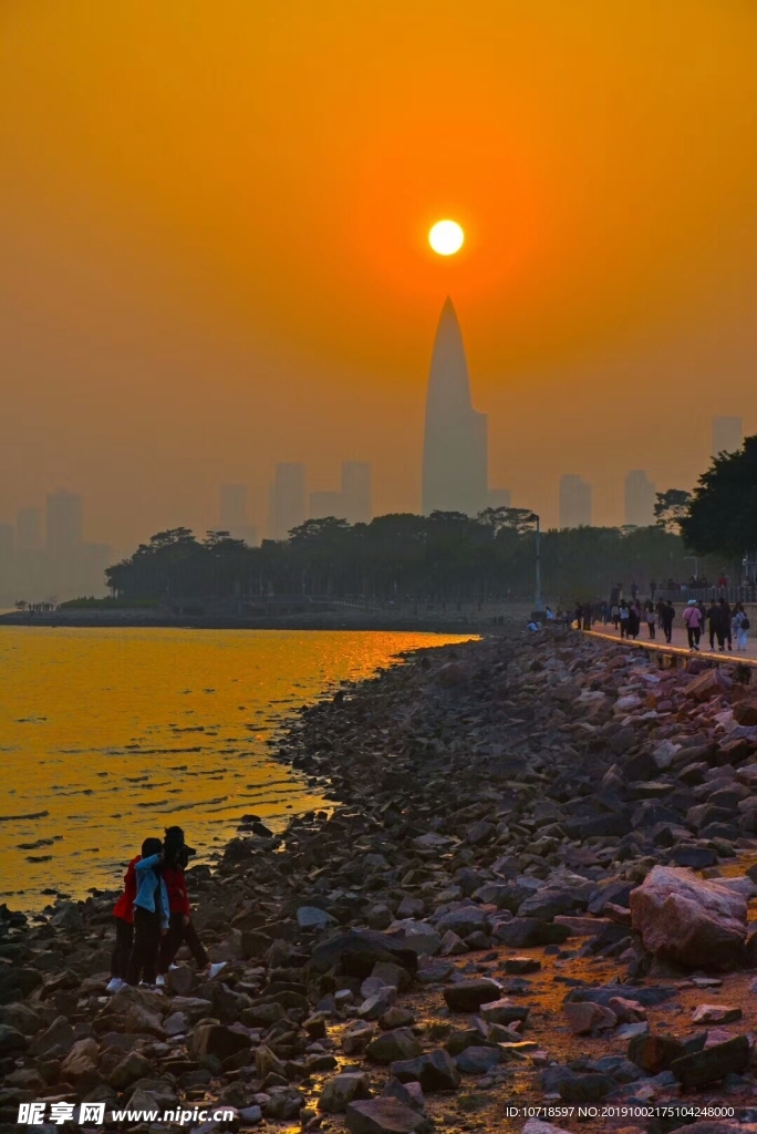 夜景煙花美景