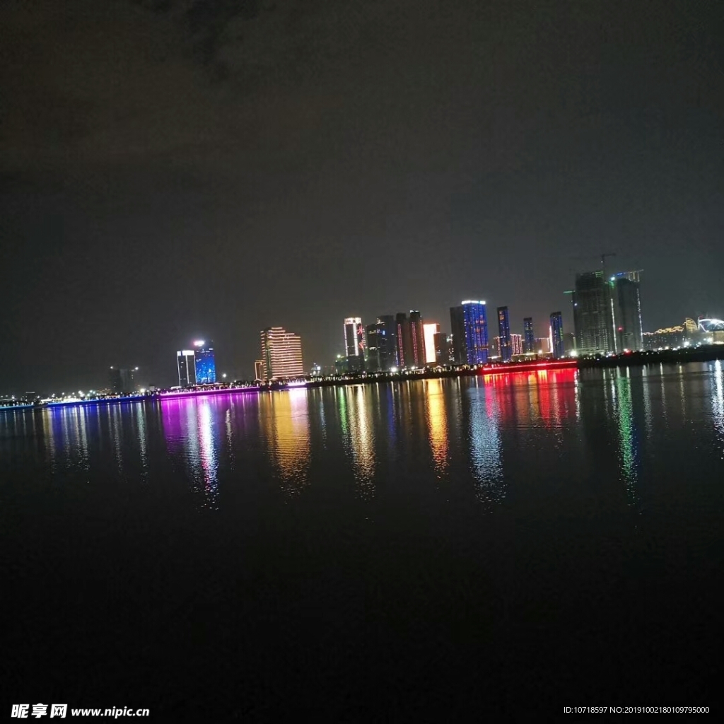 夜景煙花美景
