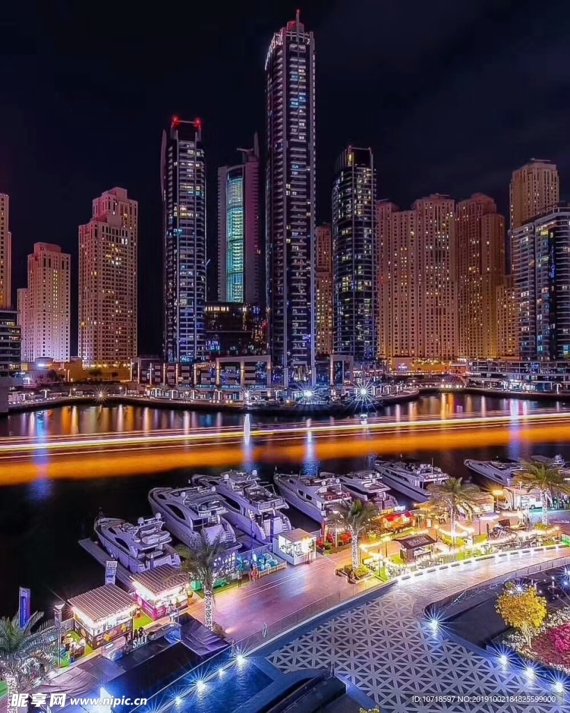 夜景煙花美景
