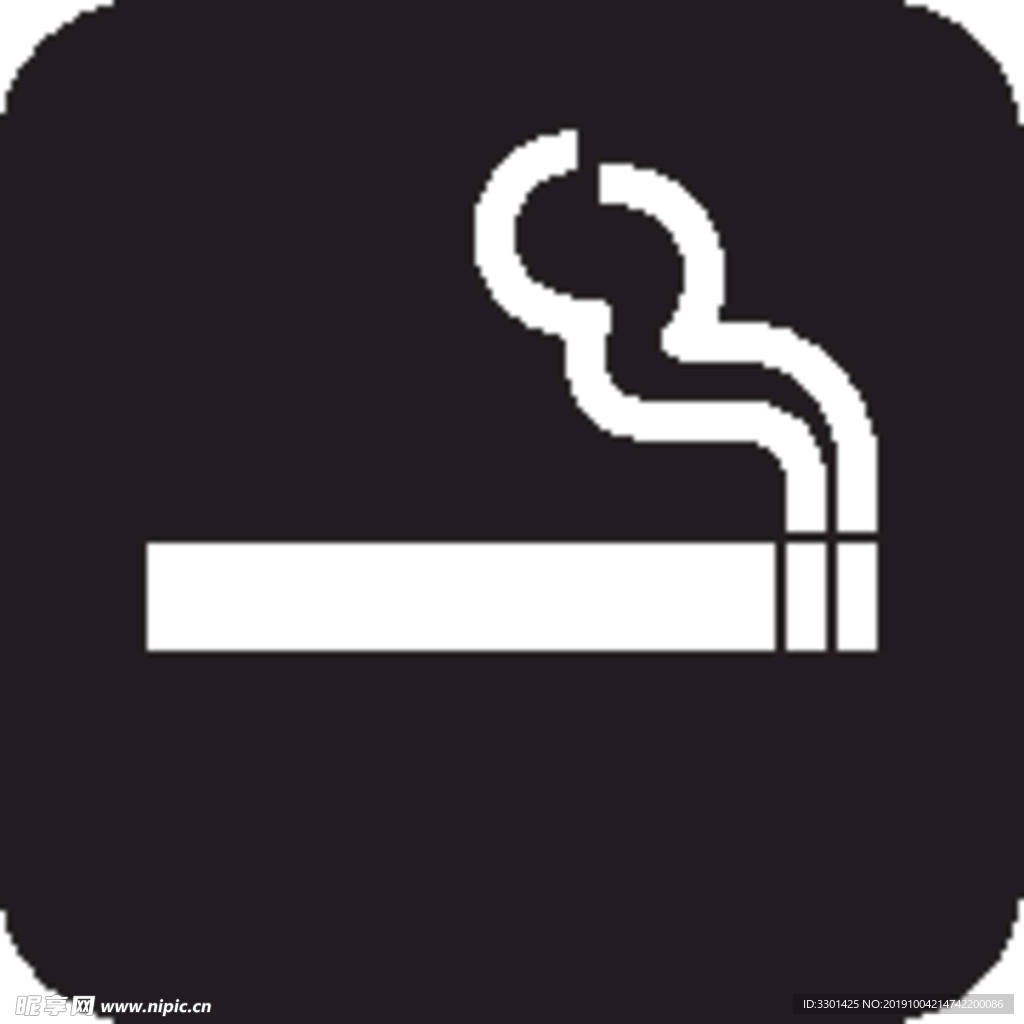 商场图标系列 吸烟