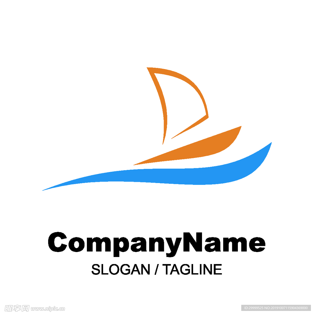 帆船logo图标