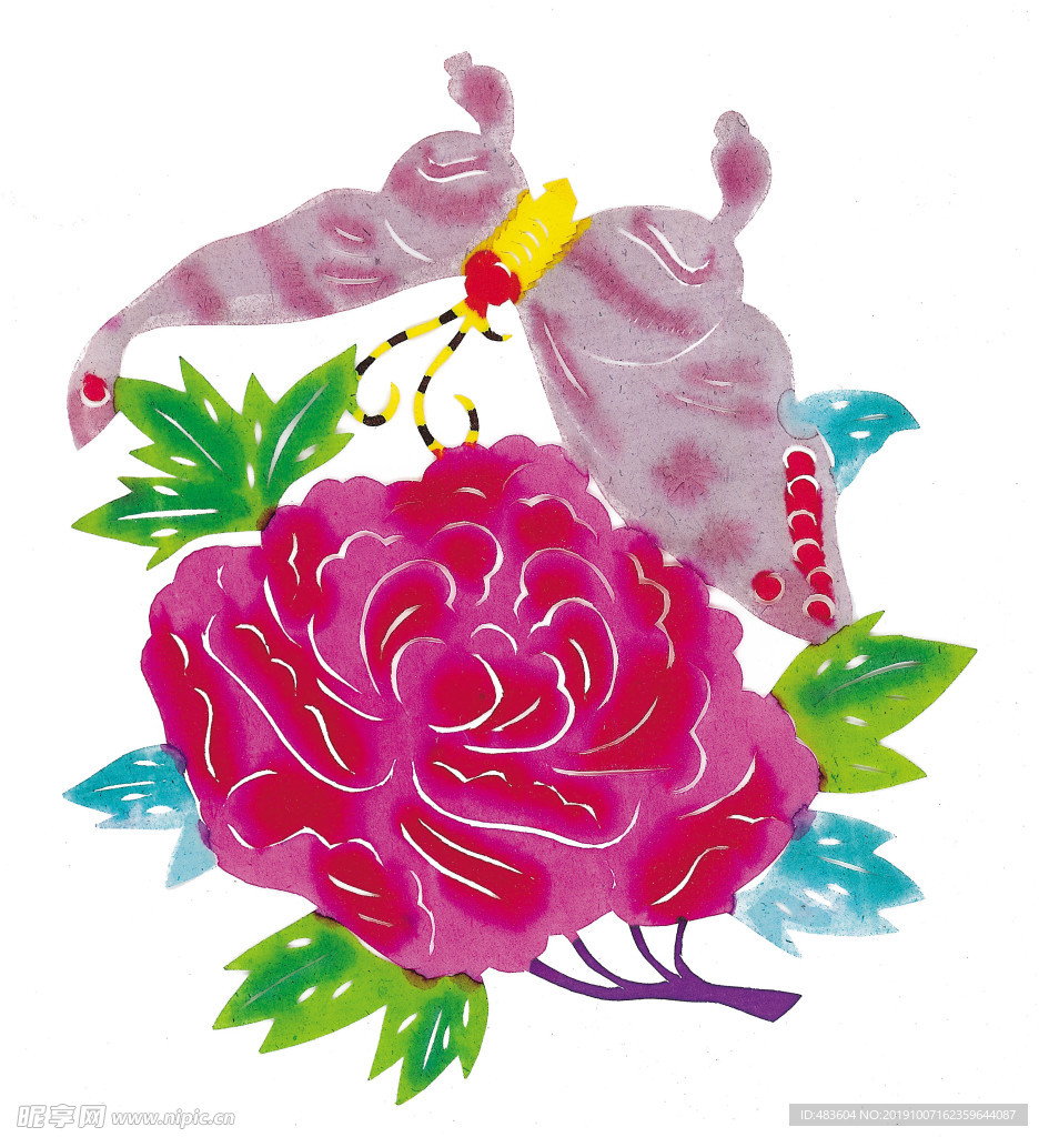 蝴蝶和花