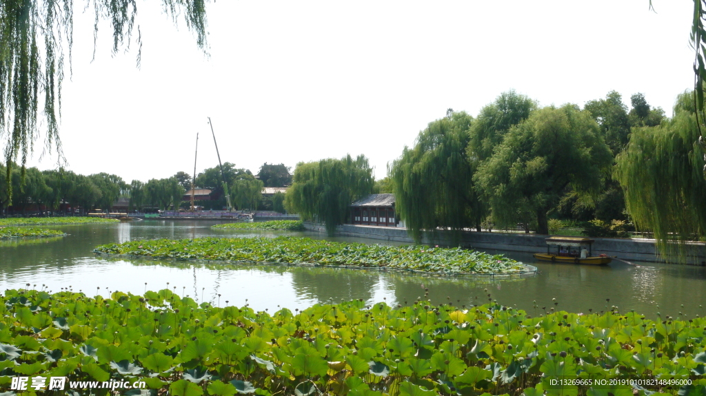 北海公園  北京風(fēng)光  自然景