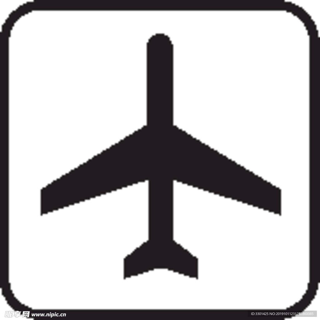 交通图标系列 飞机图标