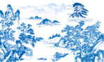 青花瓷 传统底纹 中国风 传统