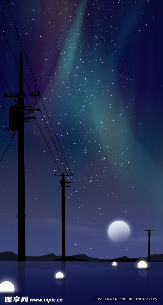 治愈系風景插畫