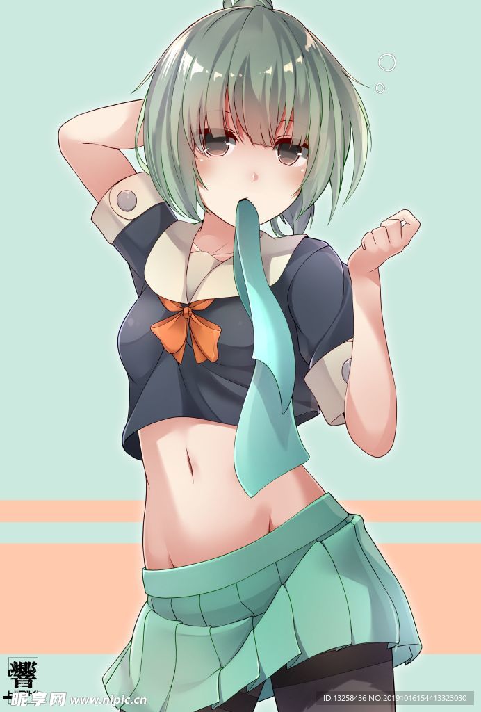 彩色人物動漫插畫背景