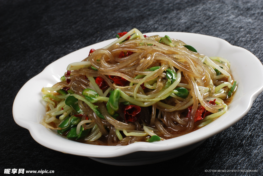 豆青拌粉條
