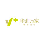华润V+logo超市卖场便利店