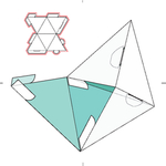三角包 包装盒 效果图