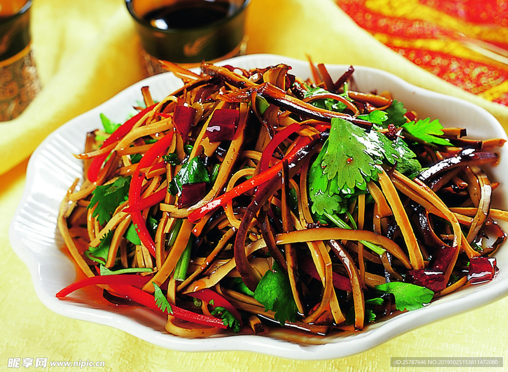 香菜豆干
