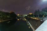 西安 护城河 夜景