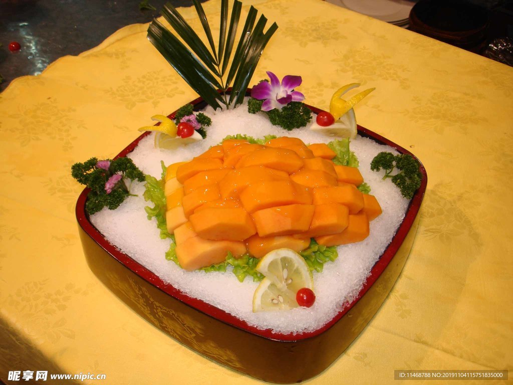 冰鎮(zhèn)木瓜