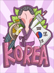潮漫卡通韩国形象