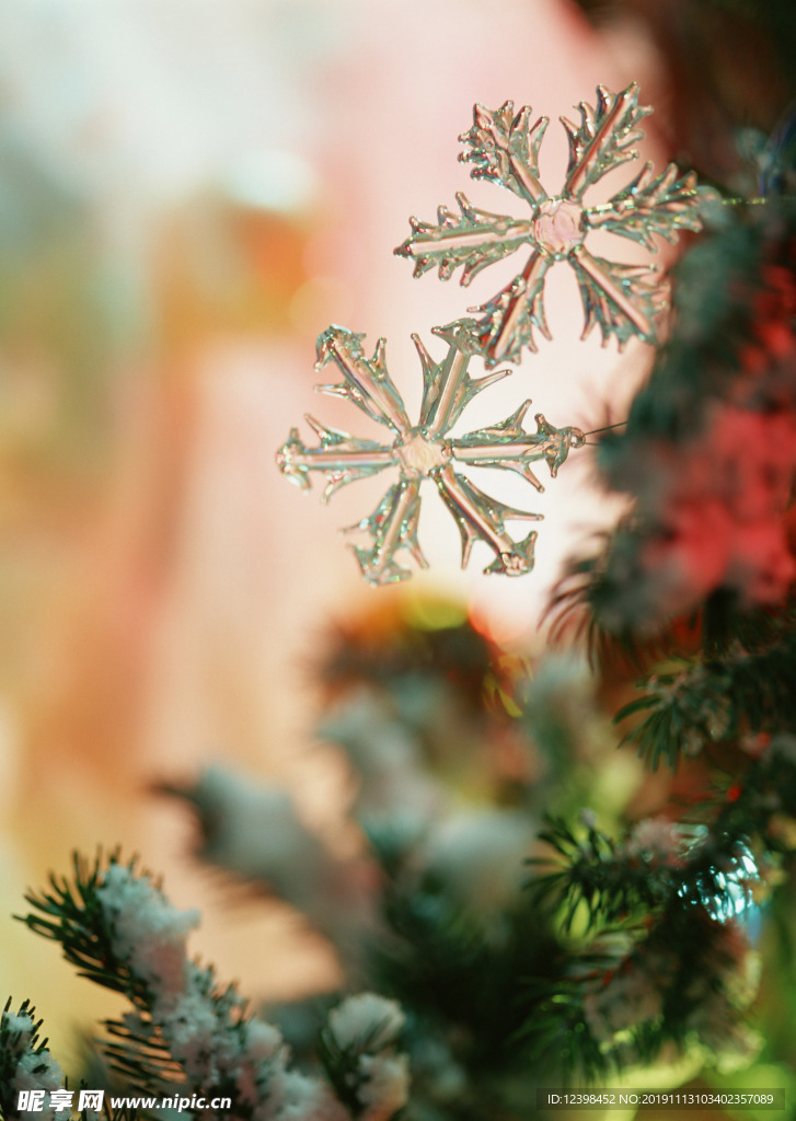 雪花造型擺件