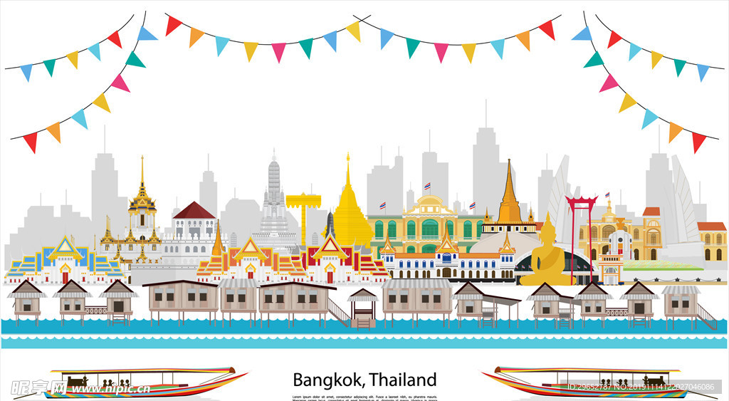 曼谷旅游海报