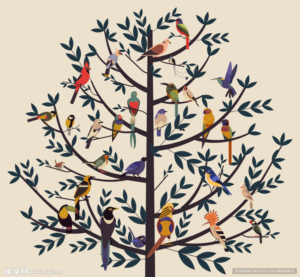 滿樹的鳥