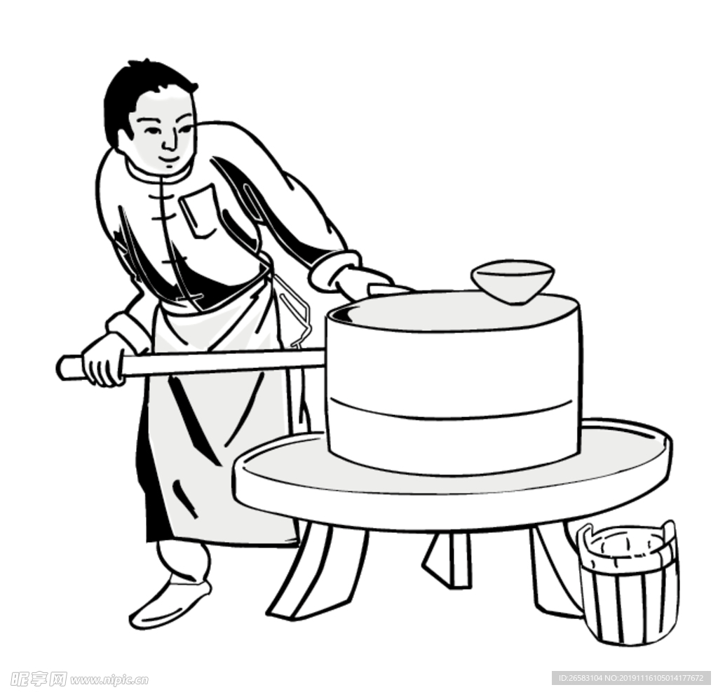 磨豆腐