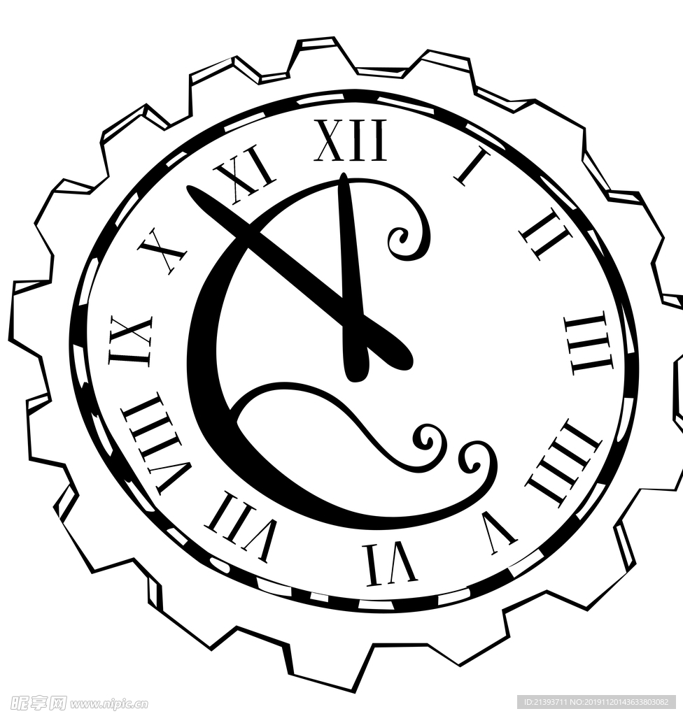 时钟logo班服class设计