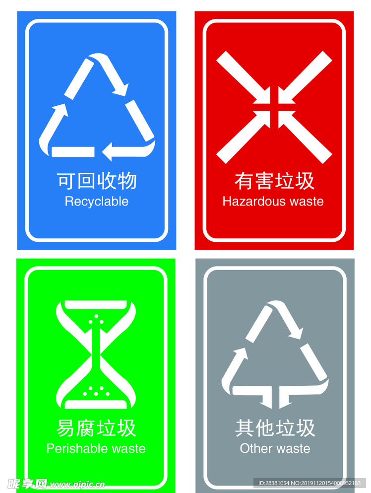 杭州垃圾分类标识