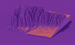 山丘立体渲染图