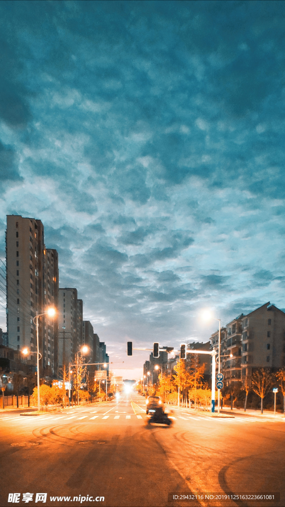 夜光城市建筑背景設計
