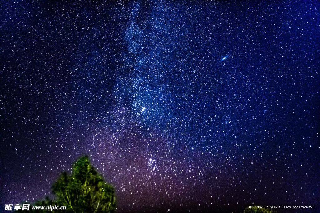 絢麗夢幻星空夜