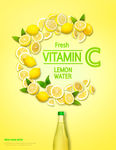 果汁广告 柠檬汁海报
