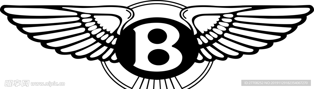 高豪车宾利标志logo源文件图
