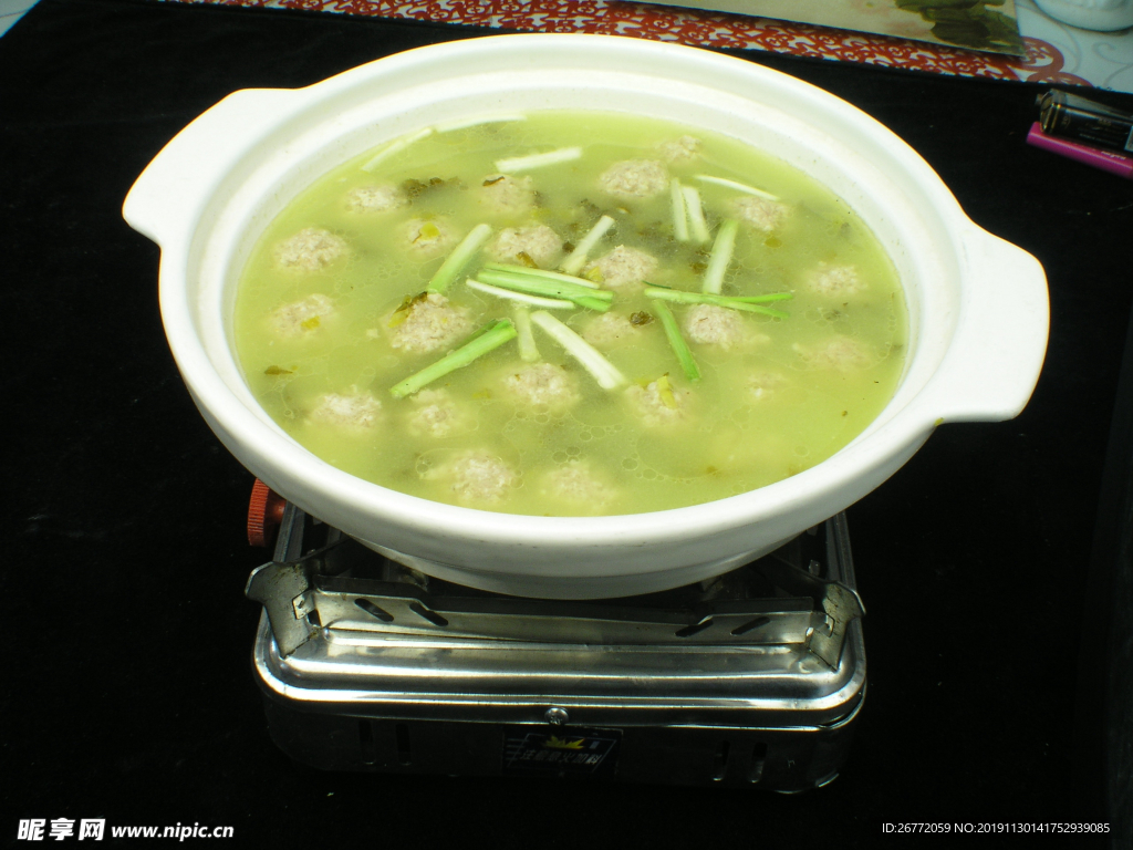 酸菜肉丸缽