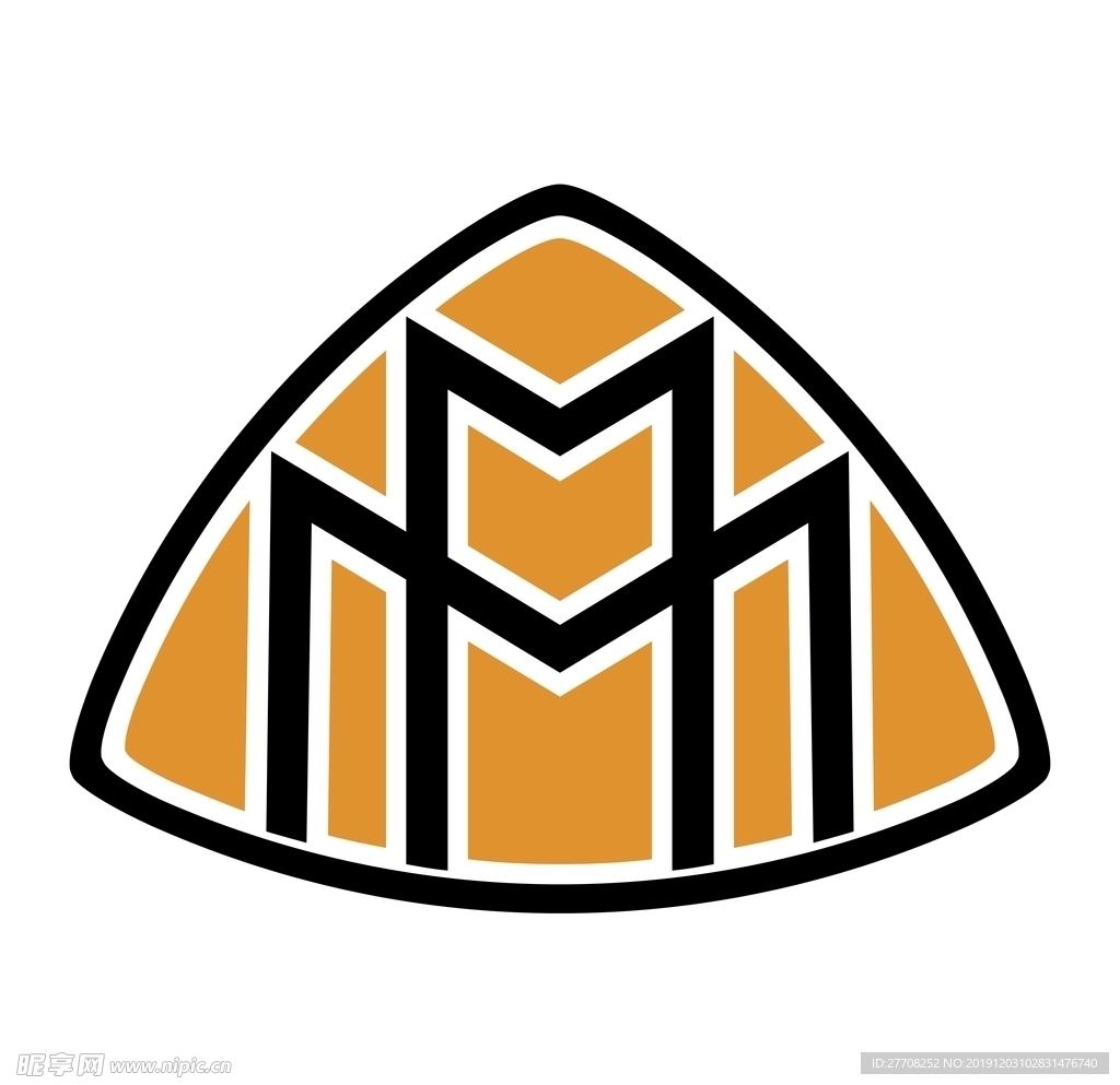 迈巴赫logo车标源文件标志