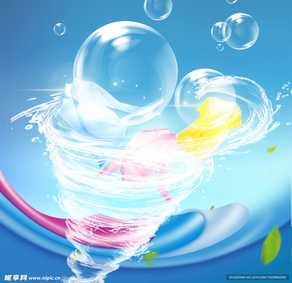 旋涡水泡气泡肥皂泡圆形泡泡