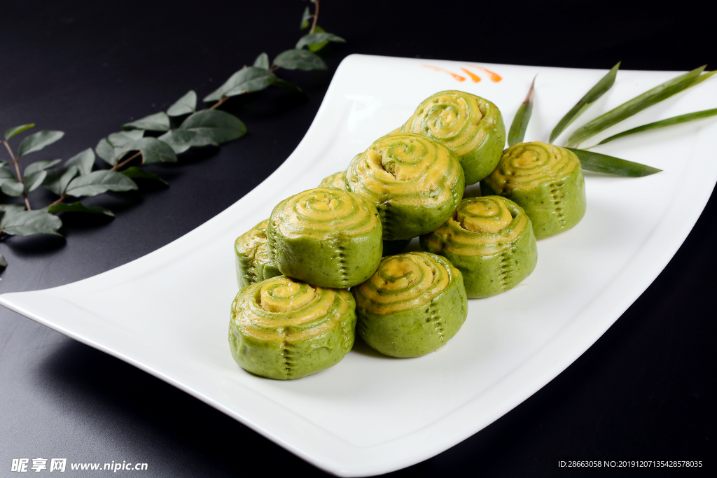 菠菜南瓜卷