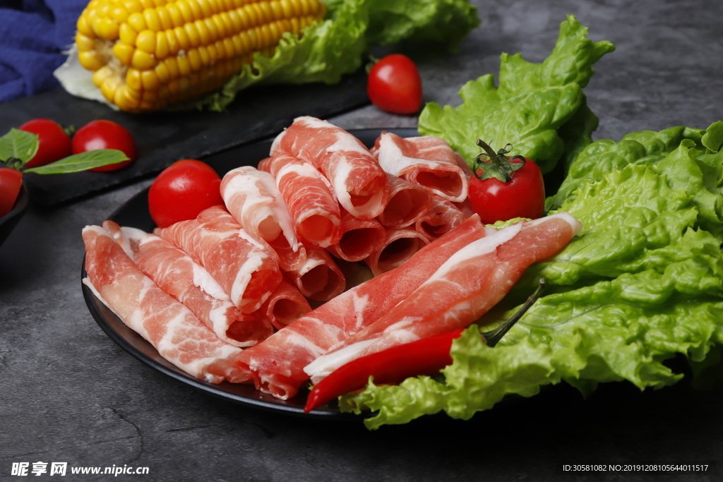 羊肉卷火鍋菜生鮮